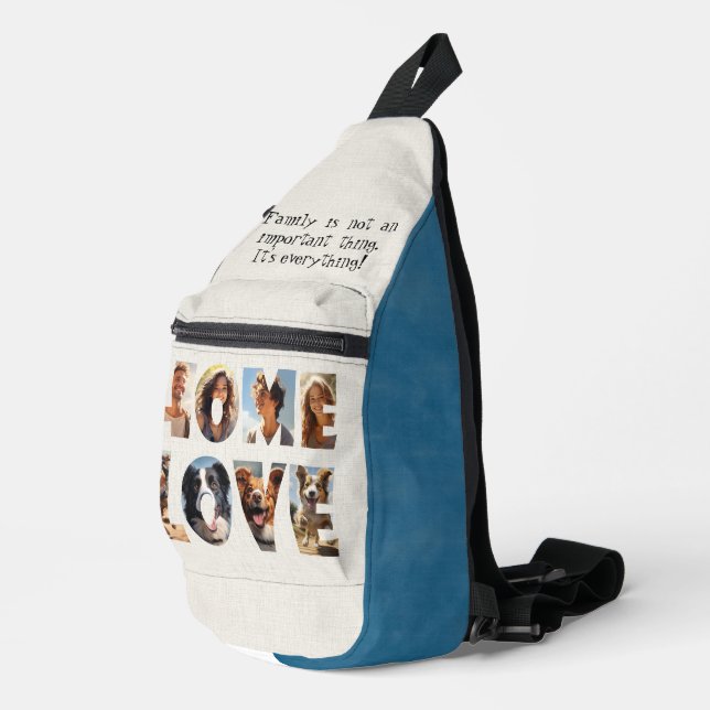 Zuhause Liebe Briefe, die ich ausblenden Bilder Crossbody Bag (Rechte Ecke)