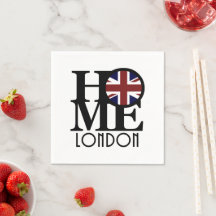 ZUHAUSE London (britische Flagge)