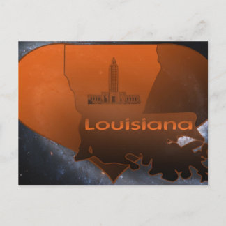 Zuhause Louisiana Postkarte