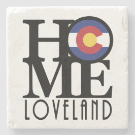 ZUHAUSE Loveland Colorado Steinuntersetzer