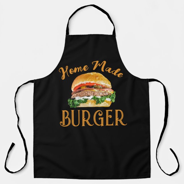 Zuhause Made Burger Schürze (Vorderseite)