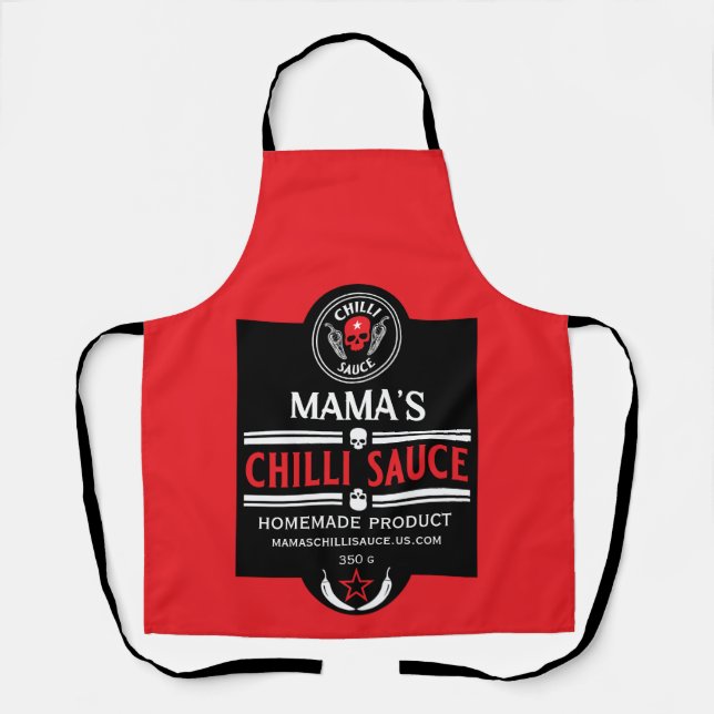 Zuhause Made Chili Sauce Schürze (Vorderseite)