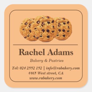 Zuhause Made Cookie Label Aufkleber
