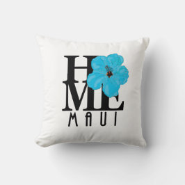 ZUHAUSE Maui Blue Hibiskus Kissen