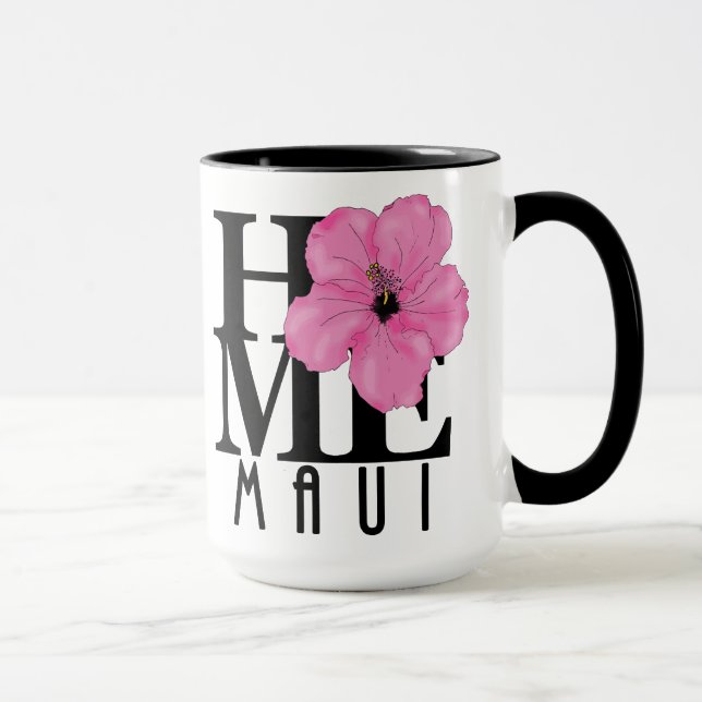 ZUHAUSE Maui Pink 15oz Tasse (Rechts)