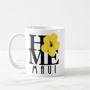 ZUHAUSE Maui Yellow Hibiskus 11oz Kaffeetasse