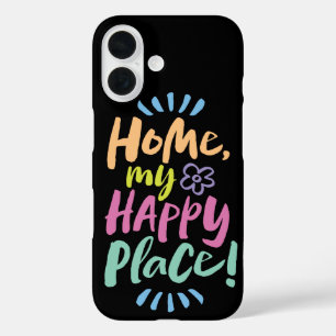 ZUHAUSE mein glücklicher Ort! Gemütlicher Zuhause  iPhone 16 Hülle