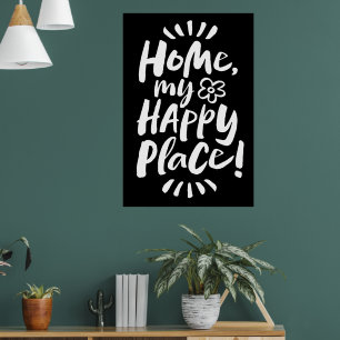 ZUHAUSE mein glücklicher Ort! Unterkunft am Platz  Poster