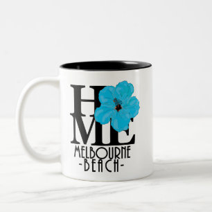 ZUHAUSE Melbourne Beach Florida Zweifarbige Tasse