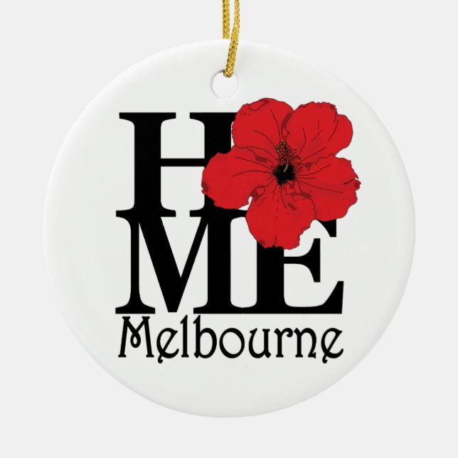 ZUHAUSE Melbourne Keramik Ornament (Vorne)