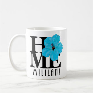 ZUHAUSE Mililani Blue Hibiskus 11oz Kaffeetasse