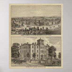 Zuhause Mit Behinderung Freiwilliger Poster