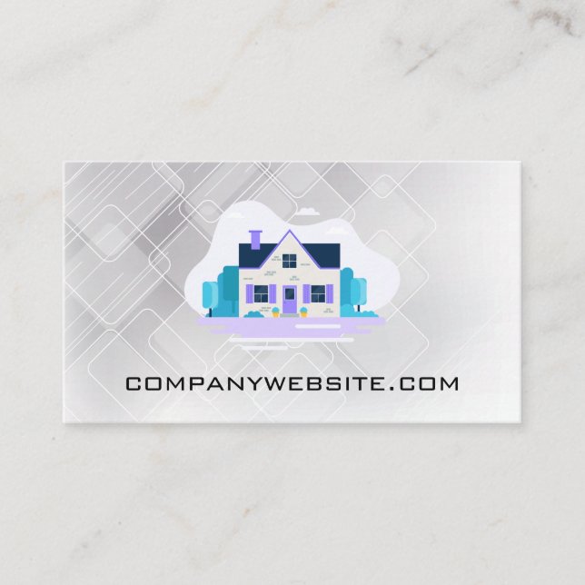 Zuhause mit Garten Visitenkarte (Vorderseite)