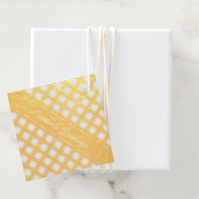 Zuhause Modern Original Scottish Tartan Geschenkanhänger (Mit Box)