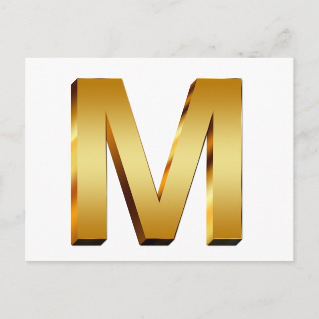 Zuhause Monogram Postkarte (Vorderseite)