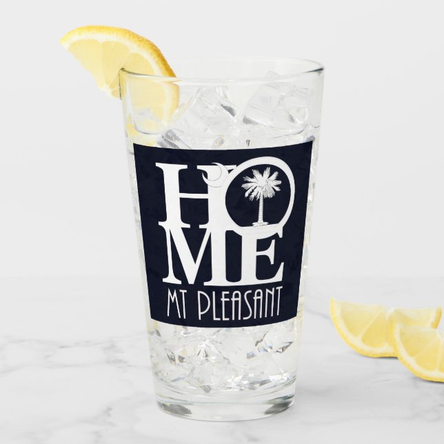 ZUHAUSE Mount Pleasant SC Glas (Vorderseite Ice)