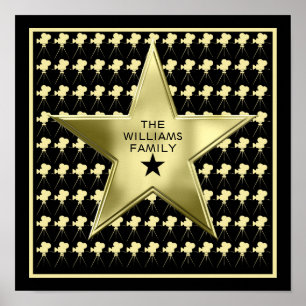 Zuhause Movie Theater Star FAMILY Individuelle Nam Poster