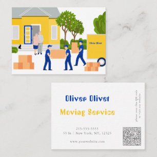Zuhause Moving Service Visitenkarte