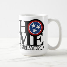 ZUHAUSE Murfreesboro, Tennessee 15oz Kaffee Tasse