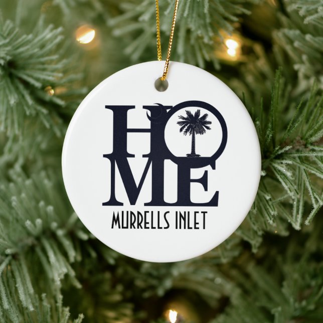 ZUHAUSE Murrells Inlet  Keramik Ornament (Baum)