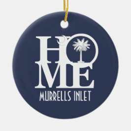 ZUHAUSE Murrells Inlet South Carolina Keramik Ornament