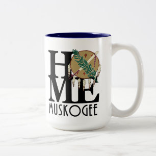 ZUHAUSE Muskogee OK 15oz Zweifarbige Tasse