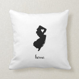 "Zuhause-" New-Jersey Throw-Kissen Kissen