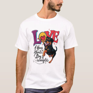Zuhause ohne Hund unvollständig T-Shirt