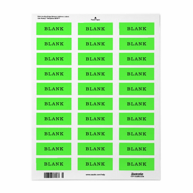 Zuhause-Organisation Blank-Bright-Green-Custom-Lab (Vorne)