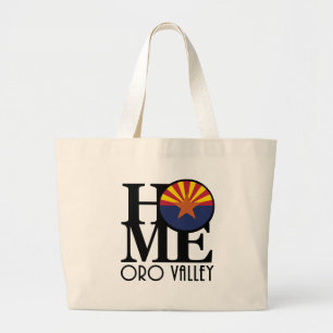 ZUHAUSE Oro Valley Arizona Jumbo Stoffbeutel