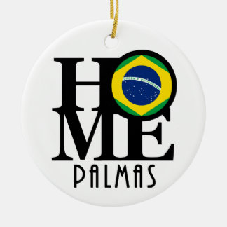 ZUHAUSE Palmas Keramik Ornament