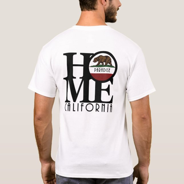 ZUHAUSE Paradise California T-Shirt (Rückseite)