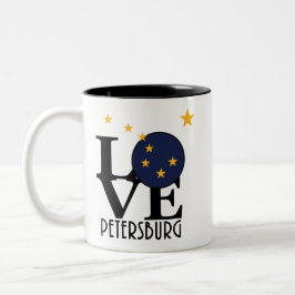 ZUHAUSE Petersburg Alaska 11oz Zweifarbige Tasse