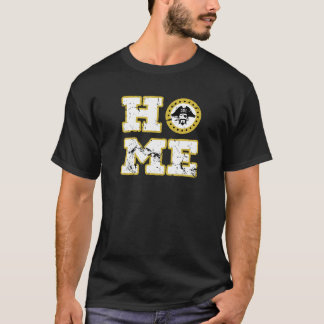 ZUHAUSE Pirate School Mascot Shirt Schwarzes Gold 