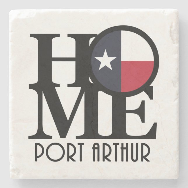 ZUHAUSE Port Arthur Steinuntersetzer (Vorderseite)
