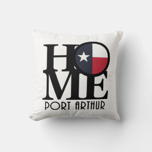 ZUHAUSE Port Arthur Texas Kissen