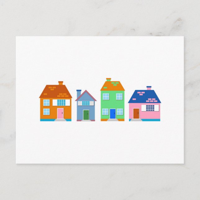 Zuhause Postkarte (Vorderseite)