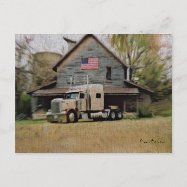 Zuhause Postkarte (Vorderseite)