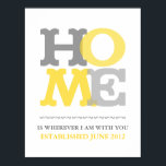 Zuhause Print oder Poster personalisieren<br><div class="desc">Dies ist ein schöner Druck für Ihre Zuhause oder als Hauswärme oder Hochzeitsgeschenk für jemanden zu geben. Klicken Sie einfach auf das Rechteck Orange anpassen und Sie können die Wörter und das Datum unter den Schnörkel ändern und Ihre eigenen Phrasen oder Daten hinzufügen. Sie können auch den Schriftart und die...</div>