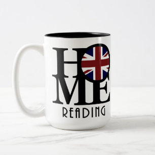 ZUHAUSE Reading England 15oz Zweifarbige Tasse