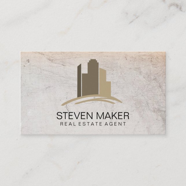 Zuhause | Real Anwesen Agent Business Card Visitenkarte (Vorderseite)