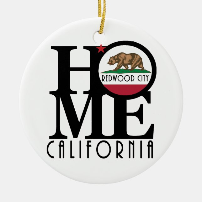 ZUHAUSE Redwood City Keramik Ornament (Vorne)