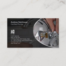 Zuhause-Reparatur des Klempnerklecks Visitenkarte