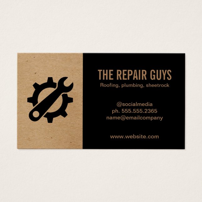 Zuhause-Reparatur | Handyman | Logo für Schraubens (Vorderseite)