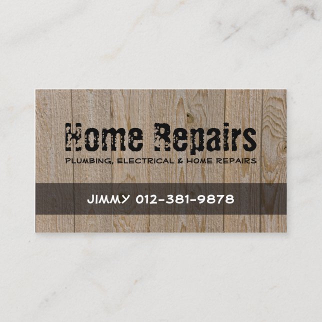 Zuhause Reparatur Handyman-Visitenkarte Visitenkarte (Vorderseite)