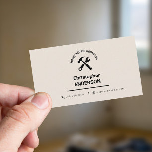 Zuhause-Reparaturdienste Visitenkarte