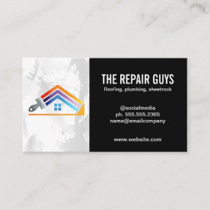 Zuhause-Reparaturlogo   Einheit-Reparatur Visitenkarte