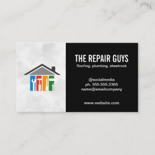 Zuhause-Reparaturwerkzeuge Handyman Konstrukti Visitenkarte