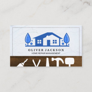 Zuhause-Reparaturwerkzeuge   HausLogo Visitenkarte