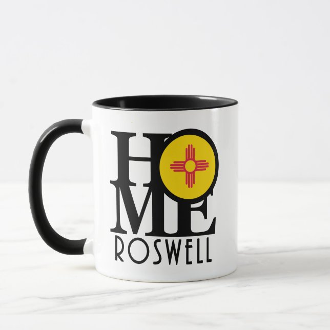 ZUHAUSE Roswell New Mexico 11oz Tasse (Links)